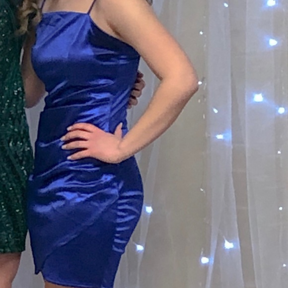 honey and rosie royal blue dress Royal Blue / 2 USA